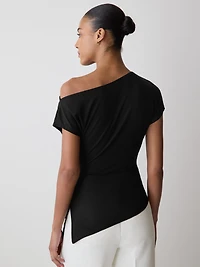 Ribbed Off-The-Shoulder Top