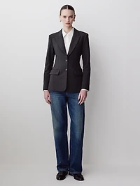 Two-Button Hourglass Blazer