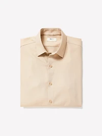 Chemise Habillée Chiné en Style Tricot à Coupe Étroite