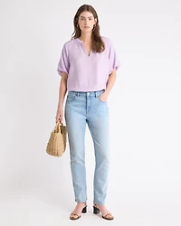 Slim-Leg High-Rise Jeans