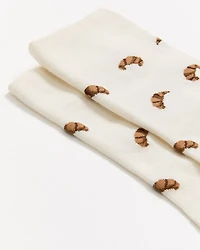 Crew Socks with Croissants