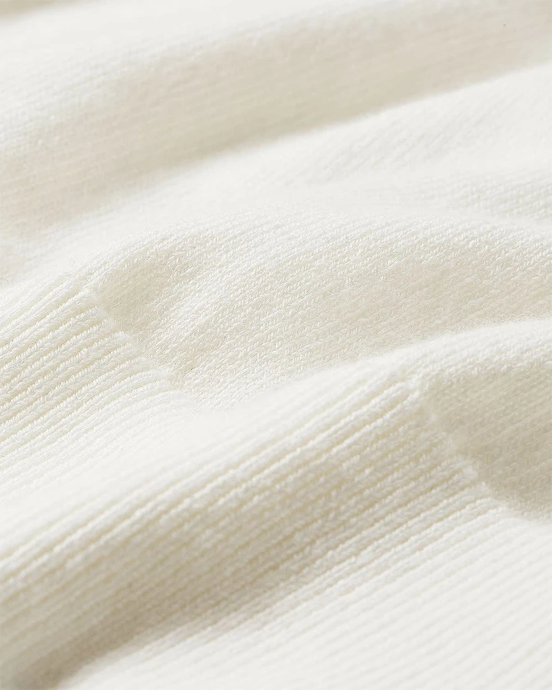 Pull Sans Manches à Col Dégagé