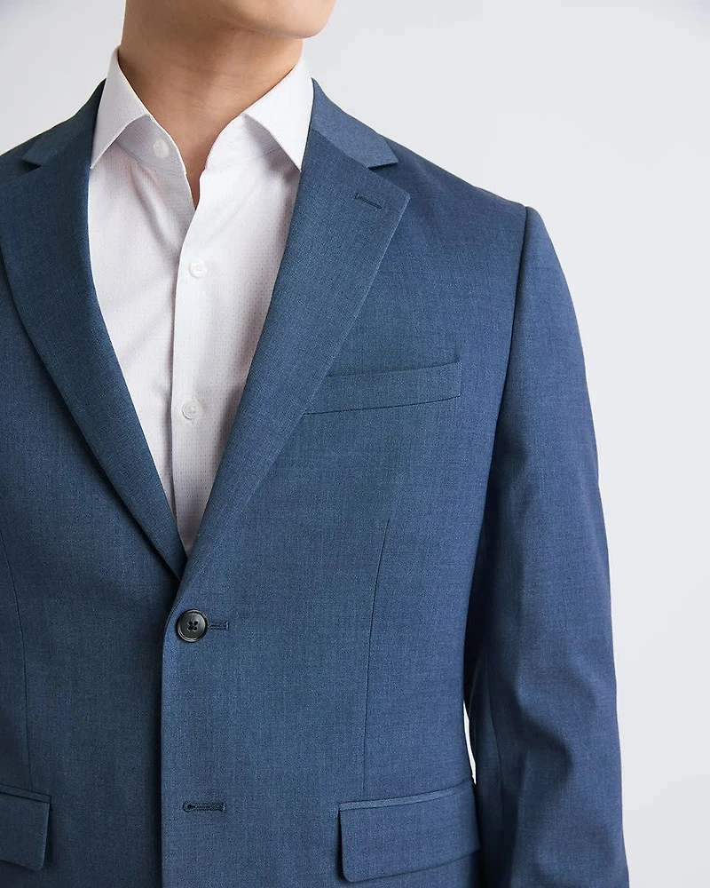 Slim-Fit Blue Suit Blazer