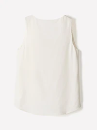 U-Neck Luxe Crepe Cami