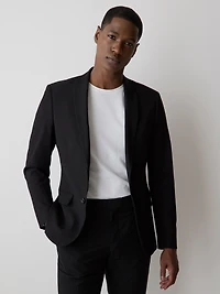 Veston De Complet Essentiel Coupe Ajustée En Mélange Laine