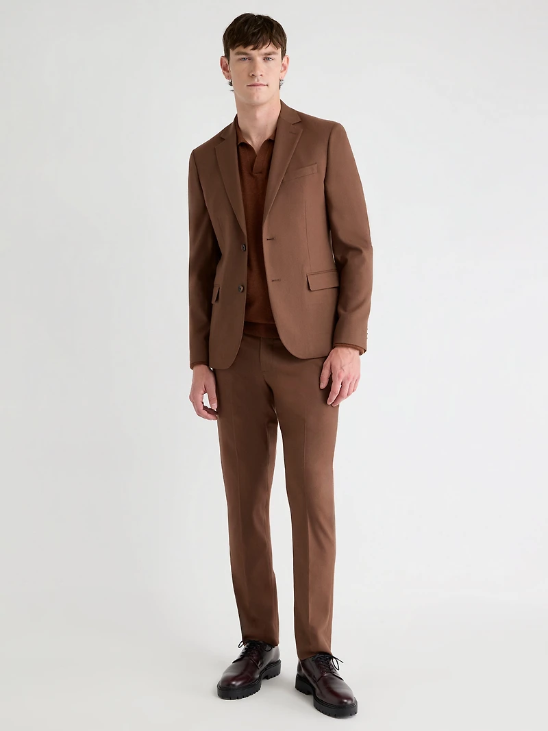 Slim-Fit Clay Brushed Twill Blazer