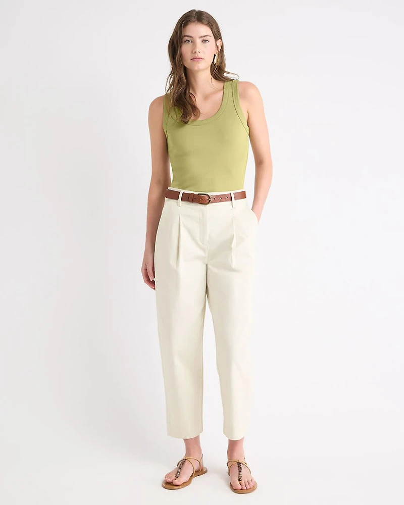 Scoop-Neck Cami with Wide Straps