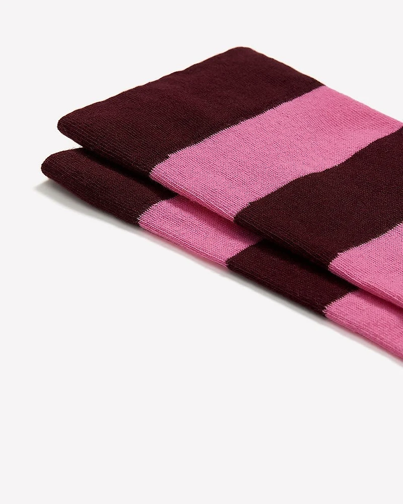 Crew Socks with Stripes