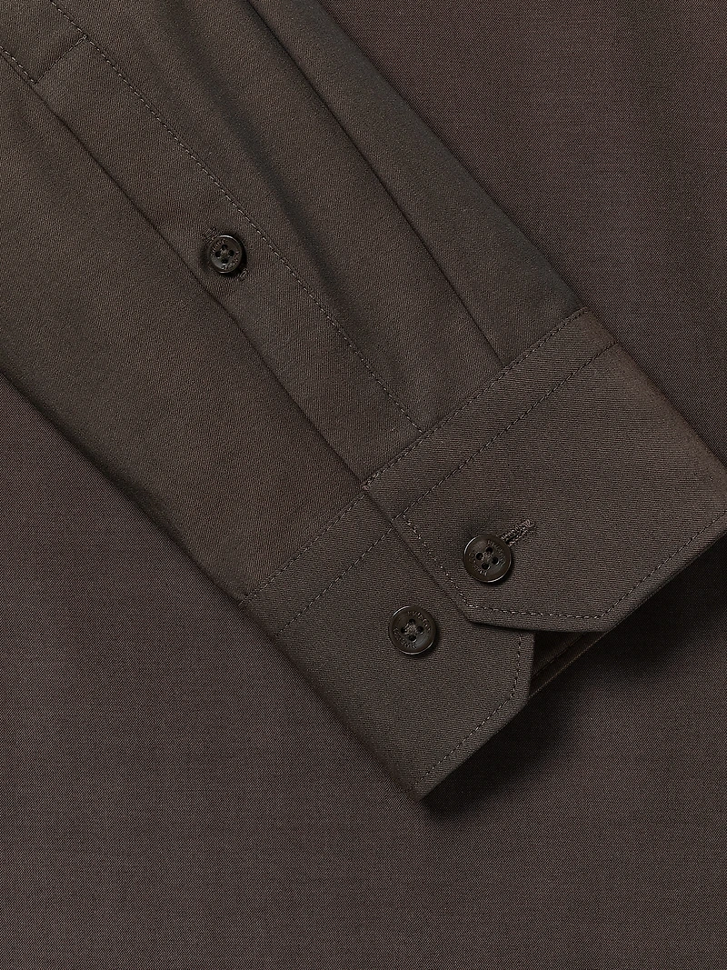 Chemise Habillée Style Denim à Coupe Ajustée