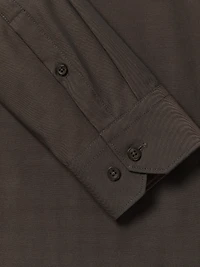 Chemise Habillée Style Denim à Coupe Ajustée