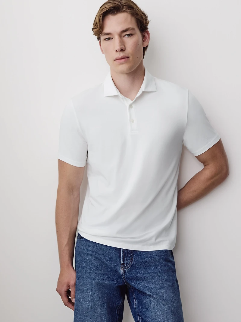 Short-Sleeve Supima (R) Cotton Jersey Polo