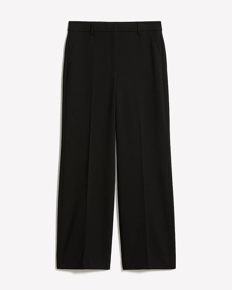 Mid-Rise Wide-Leg Heavy Twill Pant