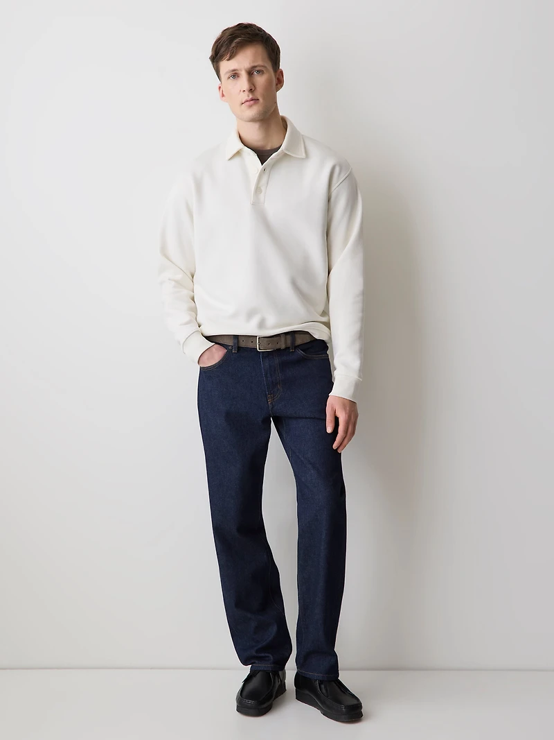 Polo en Molleton à Manches Longues