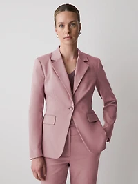 Limitless One-Button Fitted Blazer