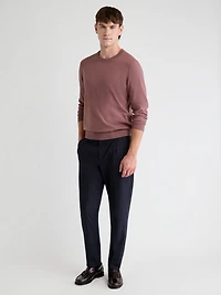 Long-Sleeve Crew-Neck Sweater