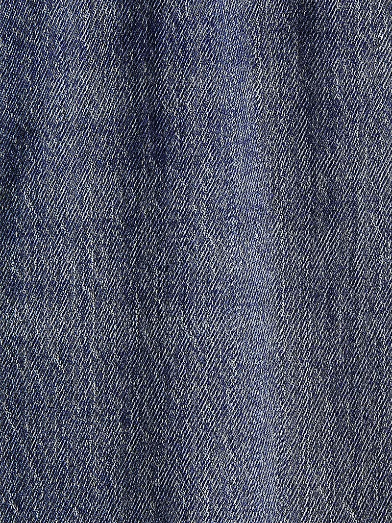 Jeans à Taille Mi-Haute et Jambe Ballon