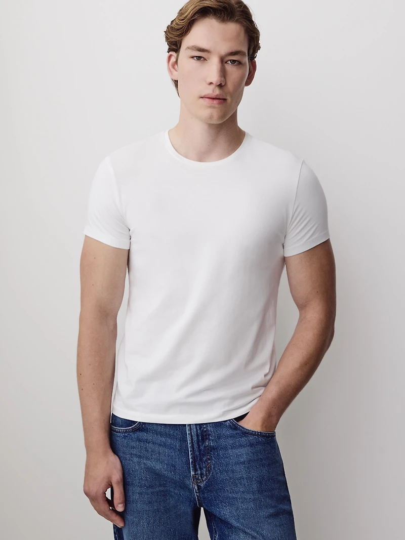 Supima Cotton (R) Crew-Neck T-Shirt