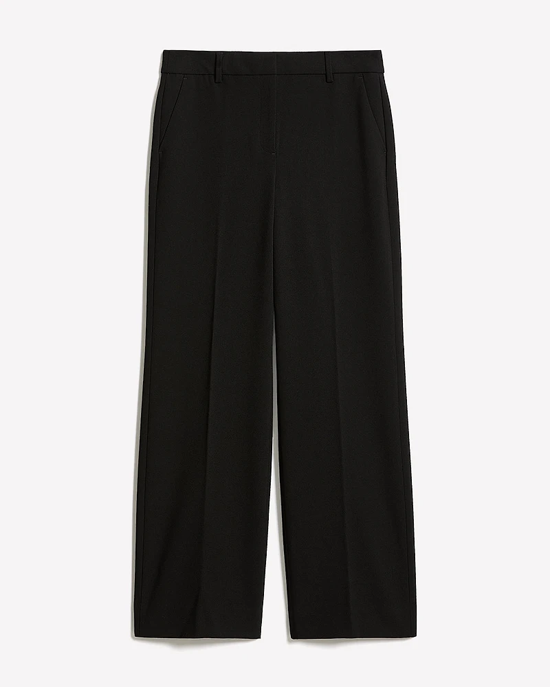 Mid-Rise Wide-Leg Heavy Twill Pant