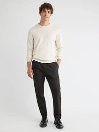 Long-Sleeve Crew-Neck Sweater