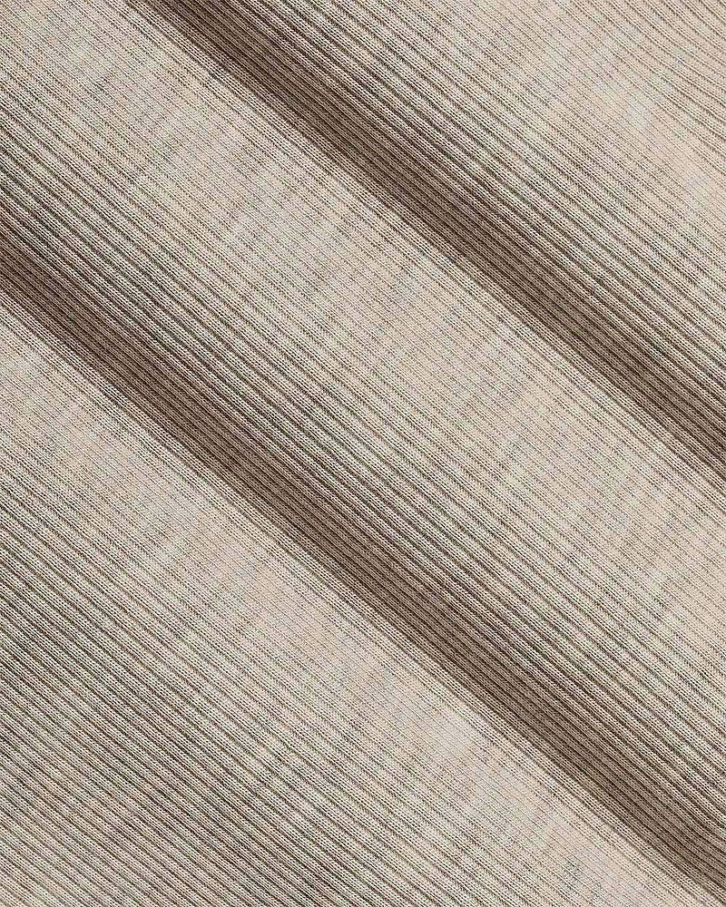 Sleeveless Square-Neck Ribbed Midi Dress