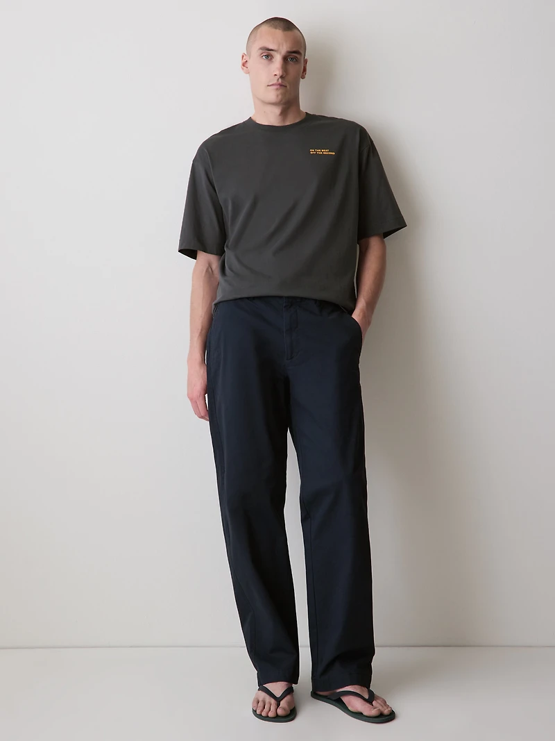Straight-Leg Relaxed Chino Pant
