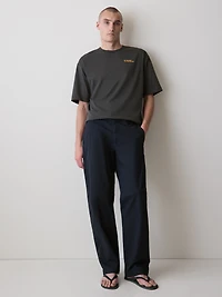 Straight-Leg Relaxed Chino Pant