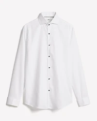 Chemise Tuxedo en Coton Supima (R) à Coupe Étroite Manchettes Françaises