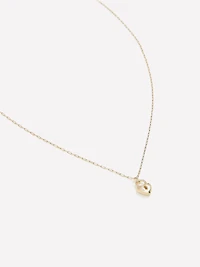 Chaîne Délicate avec Pendentif Cadenas en Coeur