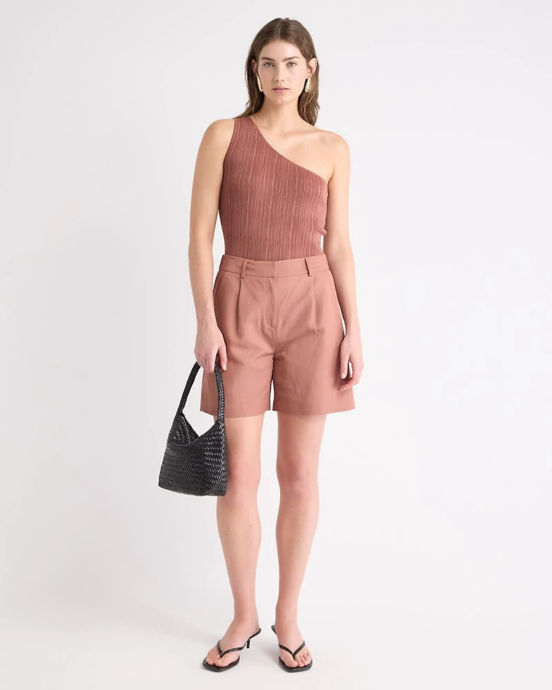 One-Shoulder Bodycon Tank