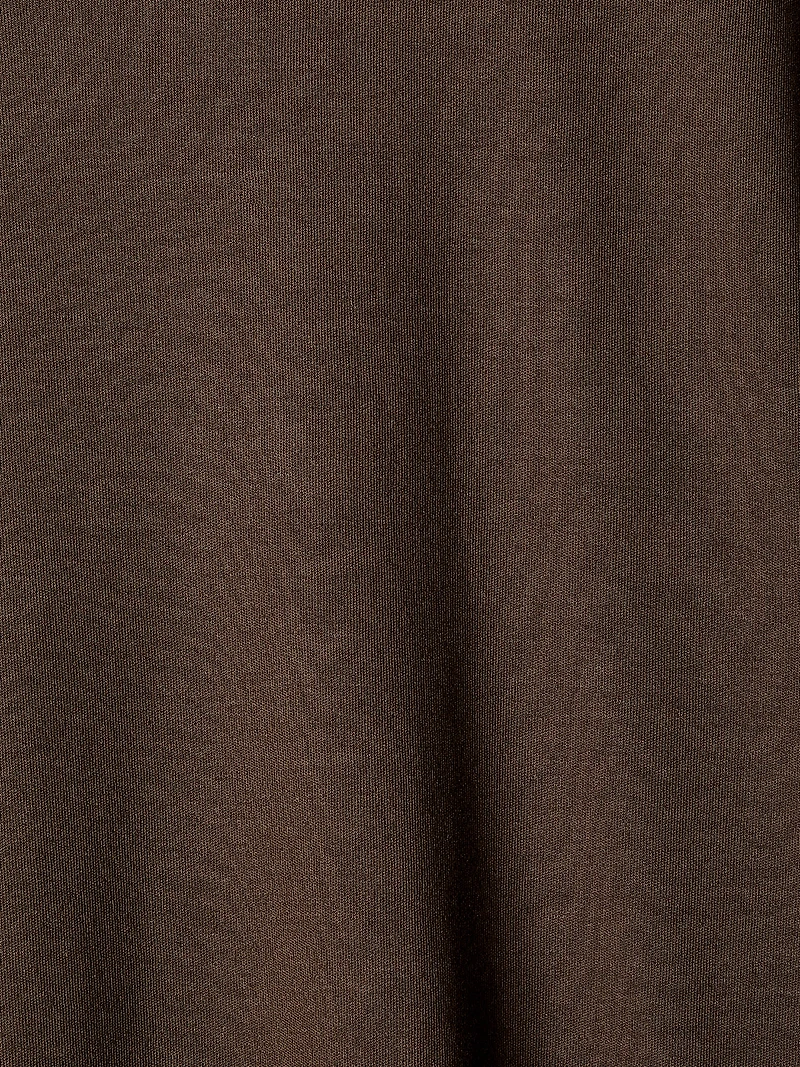 T-Shirt Uni à Manches Courtes et Col Rond