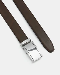 Leather Belt with Automatic Buckle