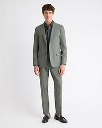Slim-Fit Green Suit Blazer