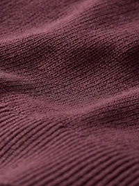 Pull à Manches Longues et Col Rond avec Broderies