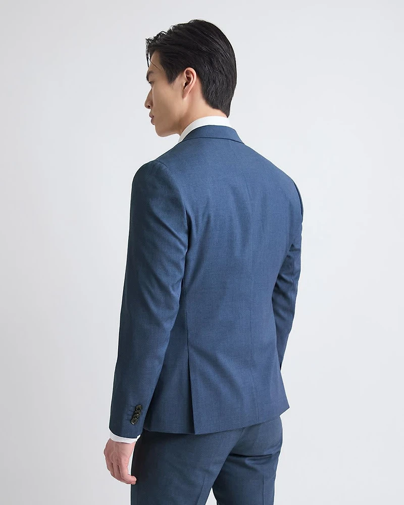 Slim-Fit Blue Suit Blazer