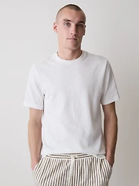 Short-Sleeve Crew-Neck Burnout T-Shirt