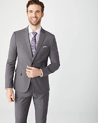 Veston De Complet Essentiel Coupe Étroite En Mélange Laine Noir