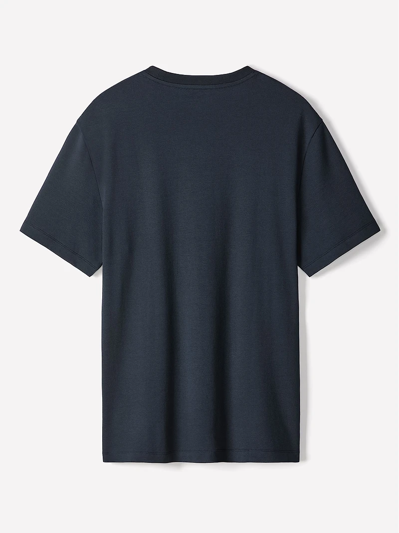 Solid Short-Sleeve Crew-Neck Tee