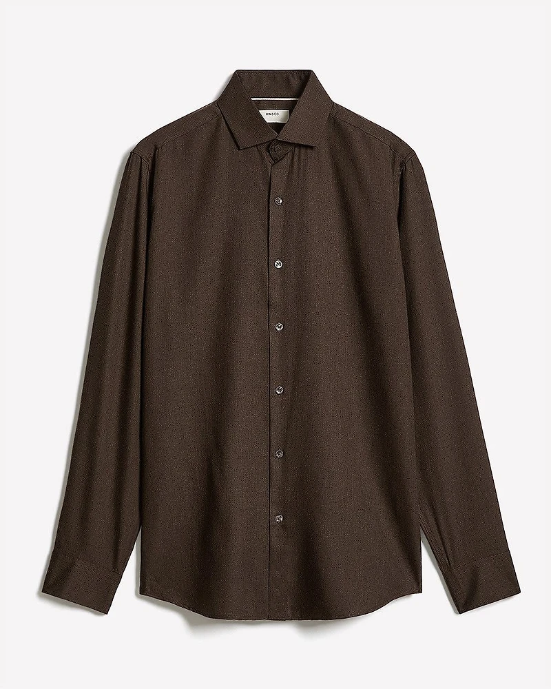 Tailored-Fit Heather Dress Shirt