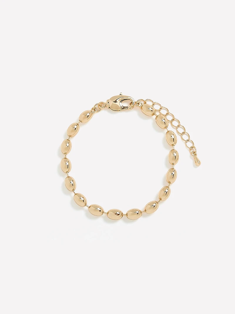 Golden Beaded Bracelet