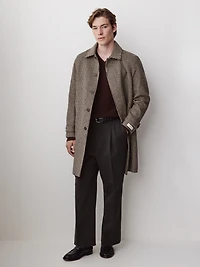Cashmere-Blend Long-Sleeve V-Neck Sweater