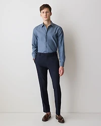 Tailored-Fit Denim-Like Dress Shirt