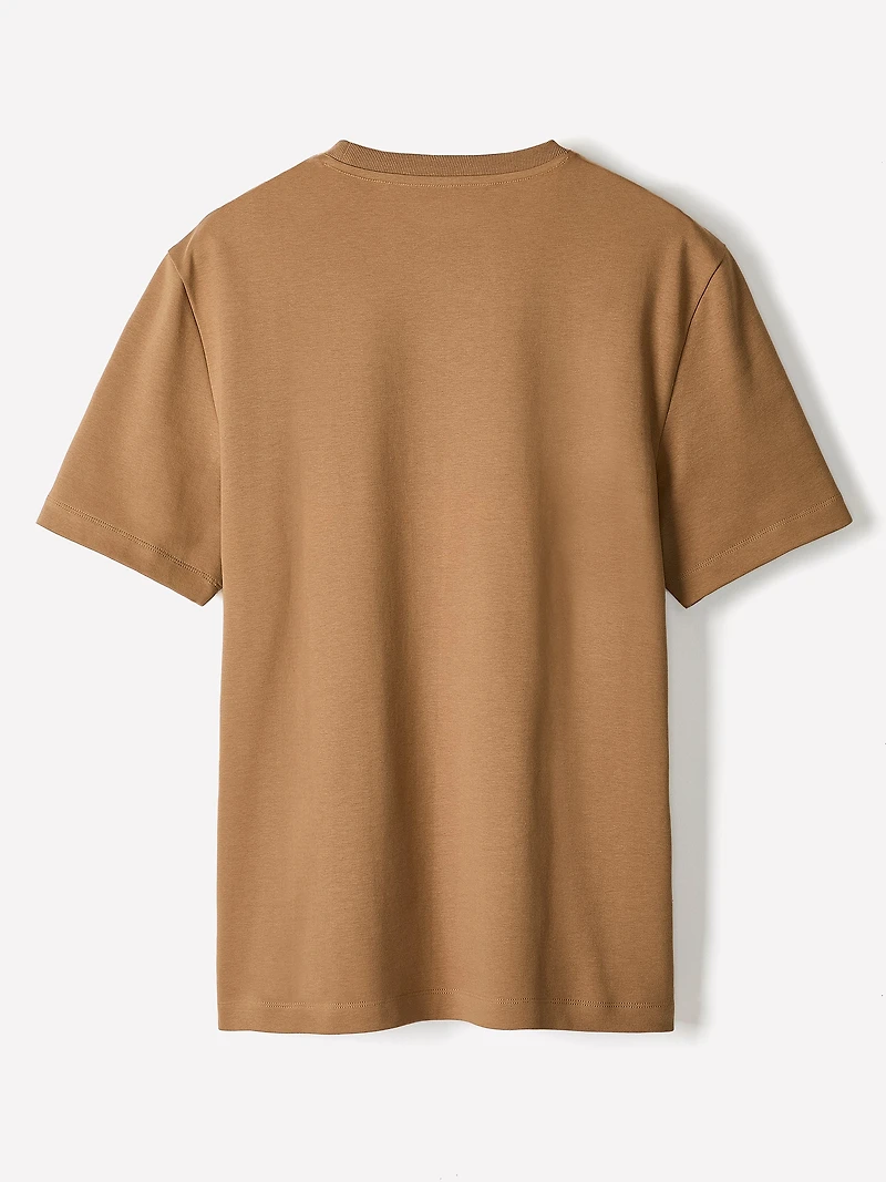 Solid Short-Sleeve Crew-Neck Tee