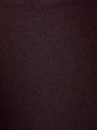 T-Shirt Uni à Col Rond en Coton Interlock