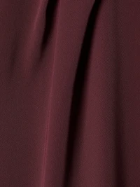 Cap-Sleeve Crew-Neck Blouse