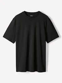 Solid Short-Sleeve Crew-Neck Tee