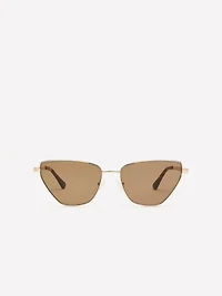 Lunettes de Soleil Oeil de Chat en Métal