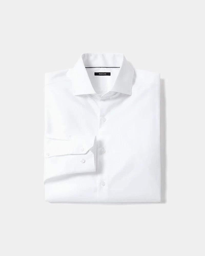 Slim fit Easy-care dress shirt - Wide spread collar