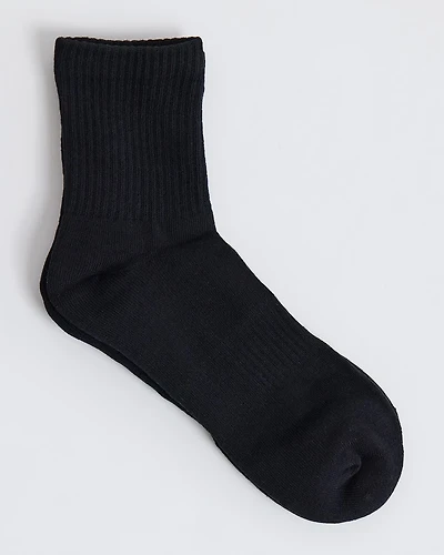 Solid Low Crew Socks
