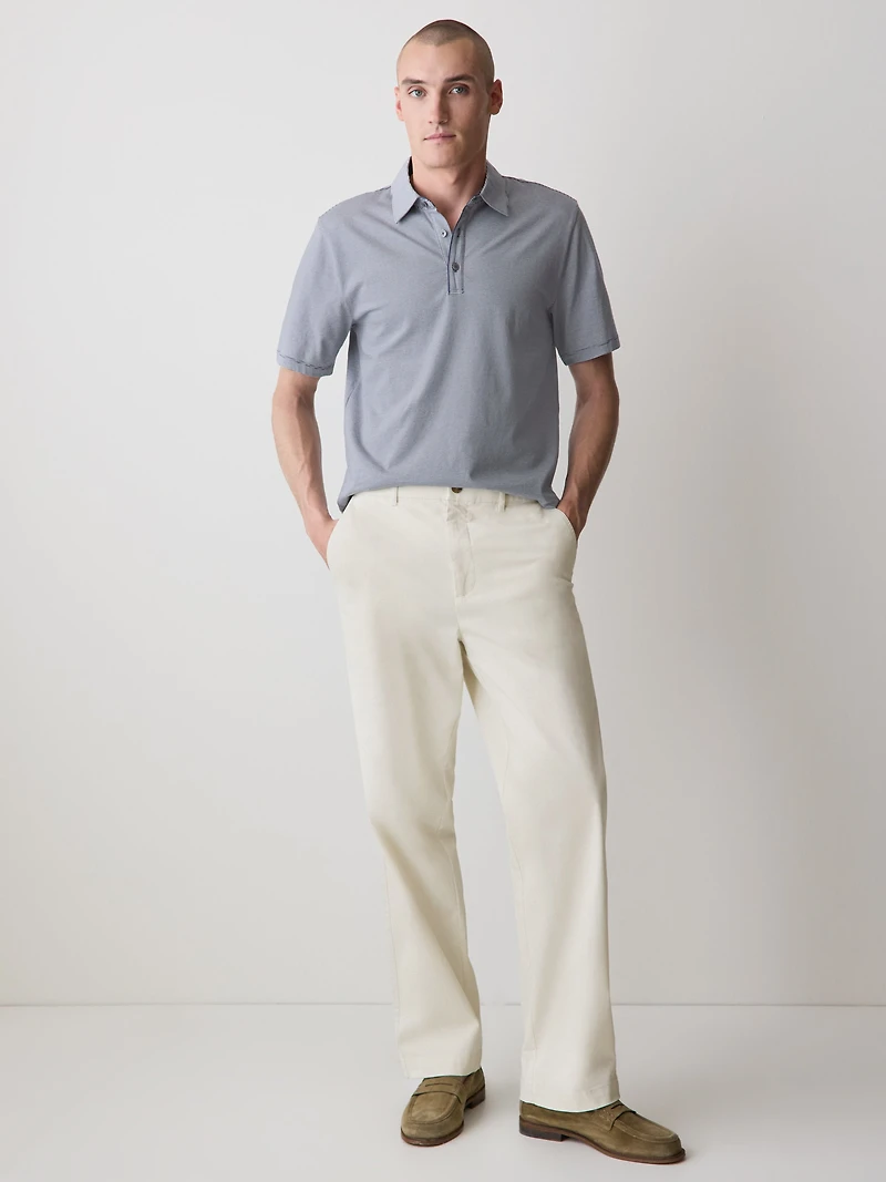 Pantalon chino décontracté à jambe droite
