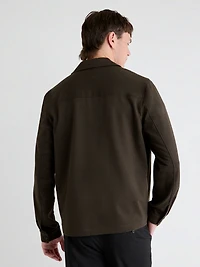 Chocolate Shacket with Chest Pockets